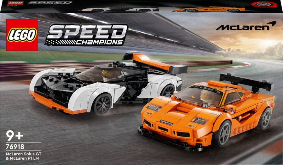 LEGO Speed Champions McLaren Solus GT & McLaren F1 LM Set 76918