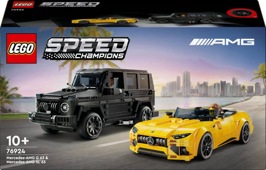 LEGO Speed Champions 76924 Mercedes-AMG G 63 en Mercedes-AMG SL 63 bouwbare auto&apos;s