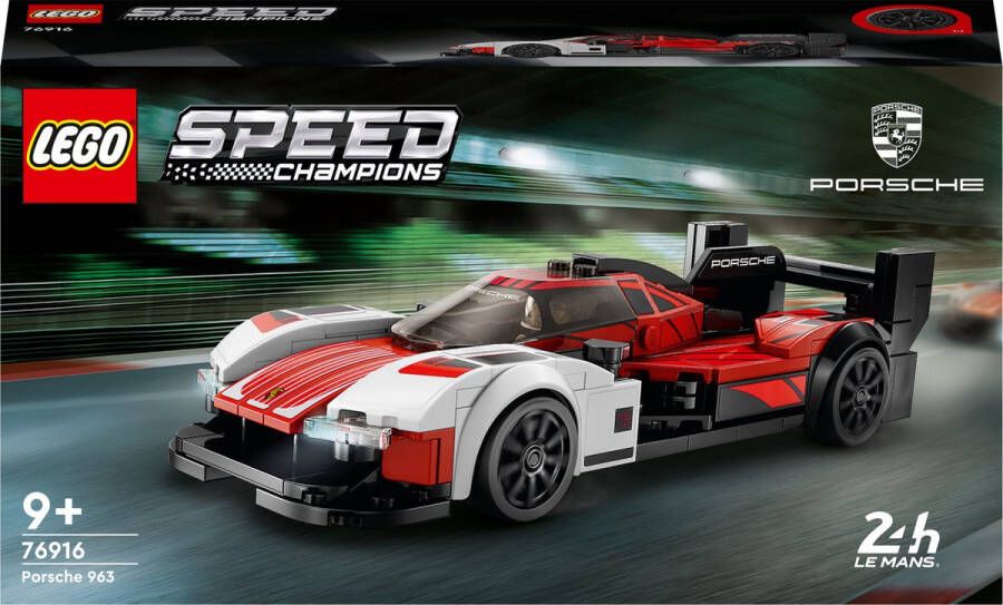 LEGO Speed Champions Porsche 963 Auto Speelgoed Set 76916