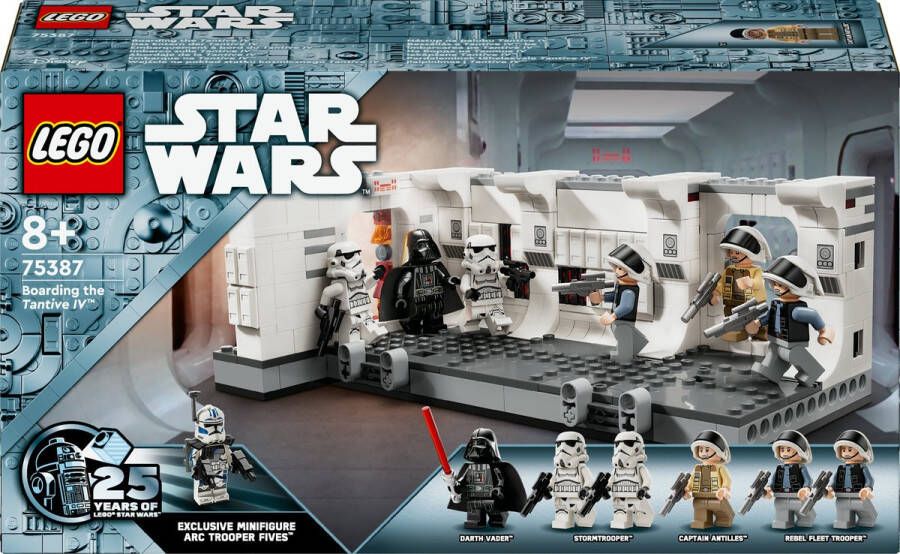 LEGO Star Wars Aan boord van de Tantive IV Bouwbare speelgoed Set voor Rollenspellen 75387