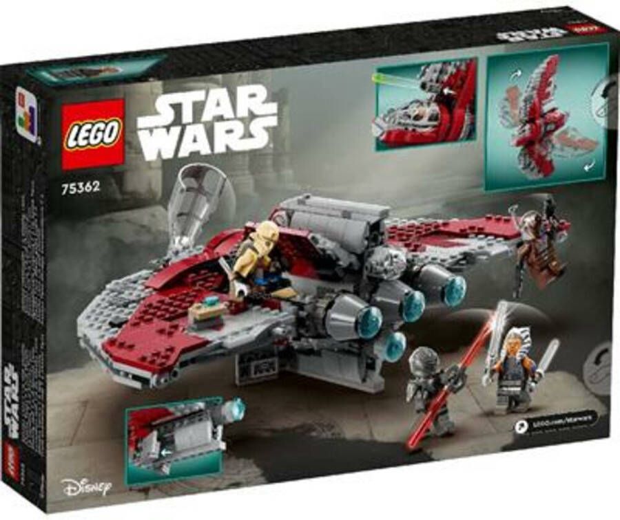 LEGO 75362 Star Wars Ahsoka Tano&apos;s T-6 Jedi shuttle Bouwbaar Ruimteschip