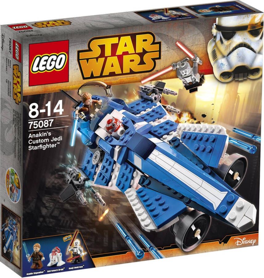 LEGO Star Wars Anakins Custom Jedi Starfighter 75087
