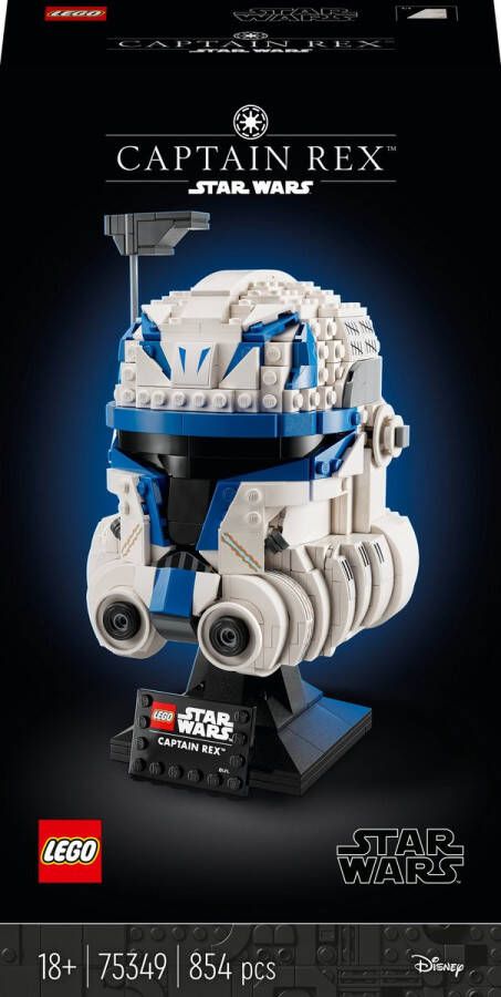 LEGO Star Wars Captain Rex Helm Set voor Volwassenen The Clone Wars Collectible 75349