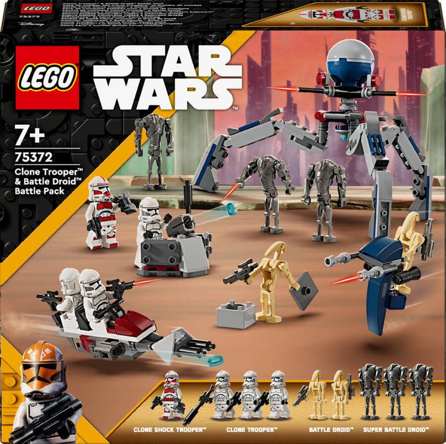 LEGO Star Wars Clone Trooper™ & Battle Droid™ Battle Pack 75372