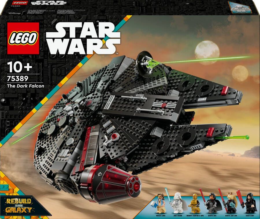 LEGO Star Wars Dark Falcon Bouwbaar Ruimteschip Speelgoed Bouwpakket voor Kinderen 75389