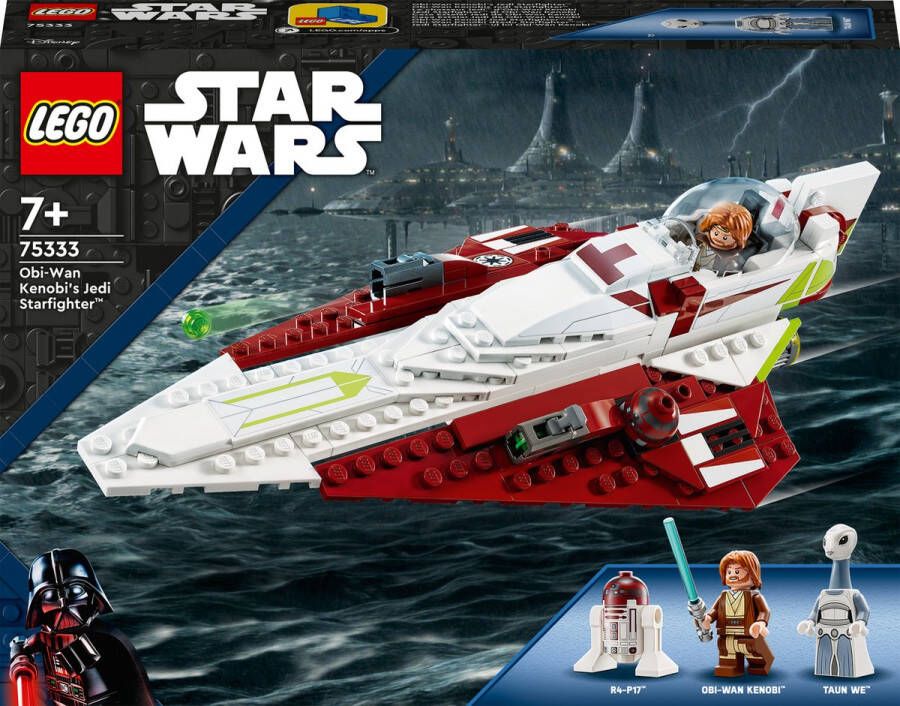 LEGO Star Wars 75333 de Jedi starfighter van Obi-Wan Kenobi