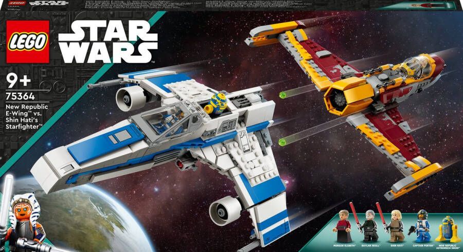 LEGO Star Wars New Republic E-wing vs. Shin Hati's Starfighter Ruimteschip Set 75364