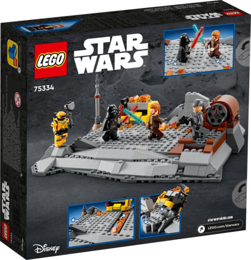 LEGO Star Wars Obi-Wan Kenobi vs. Darth Vader 75334