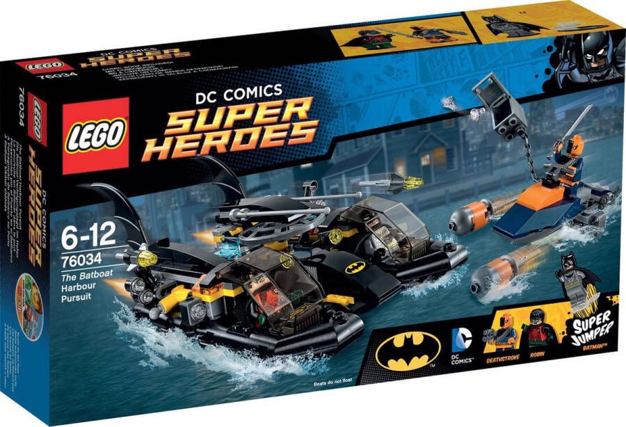 LEGO Super Heroes Batboot Havenachtervolging 76034