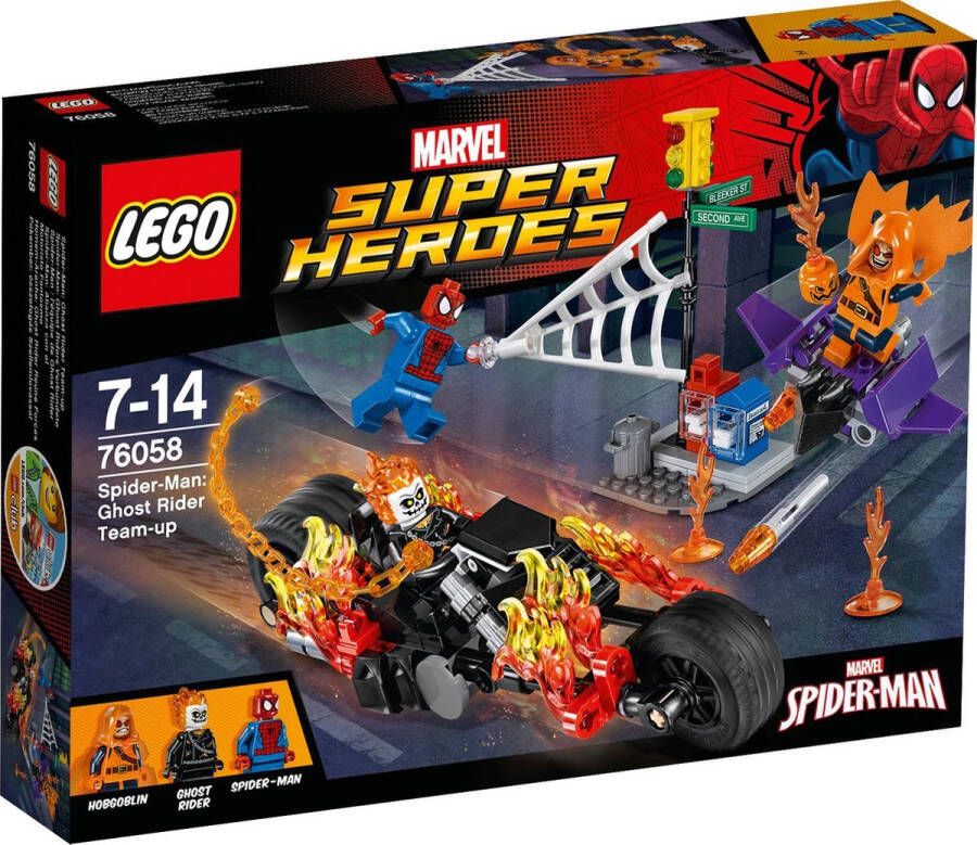 LEGO Super Heroes Spider-Man Ghost Rider Samenwerking 76058