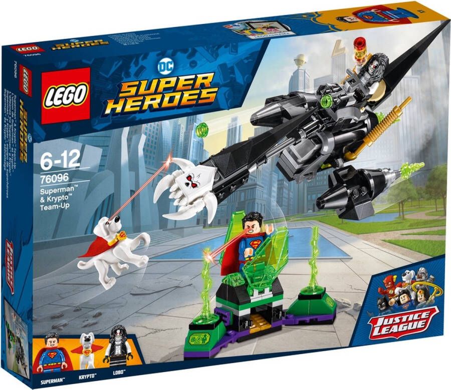 LEGO DC Super Heroes Superman en Krypto werken samen 76096
