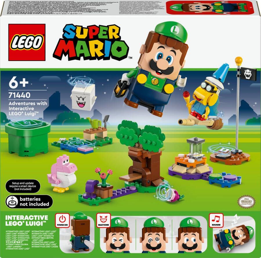 LEGO Super Mario Avonturen met interactieve Luigi Nintendo Speelgoed Set 71440 Super Mario