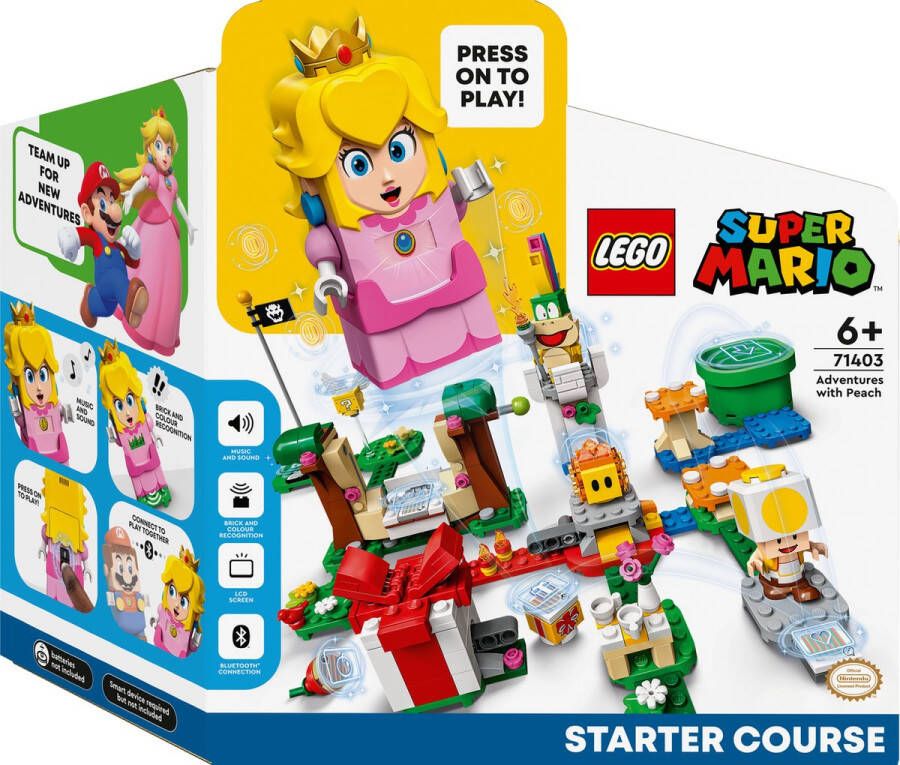 LEGO Super Mario Avonturen met Peach startset Speelgoed voor Kinderen van 6+ Jaar 71403