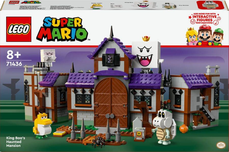 LEGO Super Mario King Boo's spookhuis Speelgoed voor Kinderen 71436 Super Mario