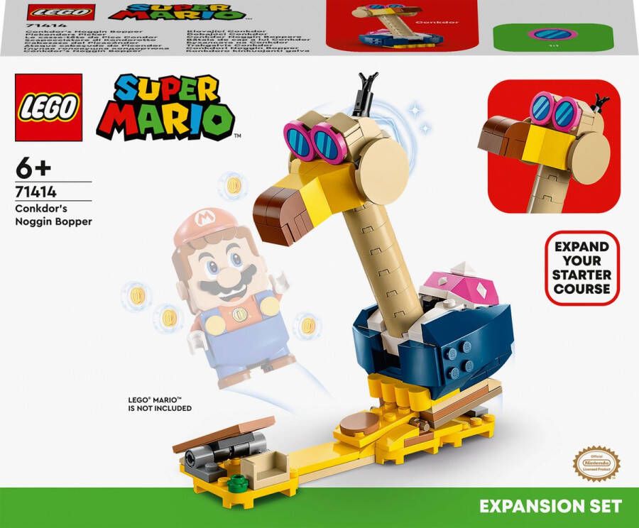 LEGO Super Mario 71414 Uitbreidingsset: Conkdors hoofdmepper