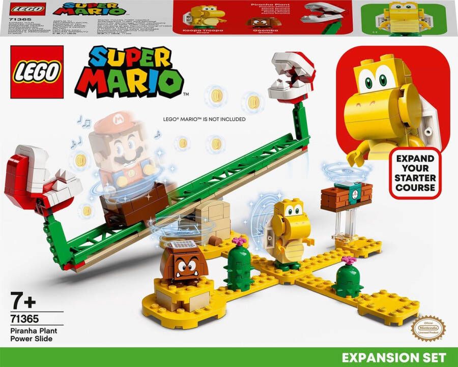 Coppens LEGOÂ Super Mario 71365 uitbreidingsset: Piranha plant-powerslide