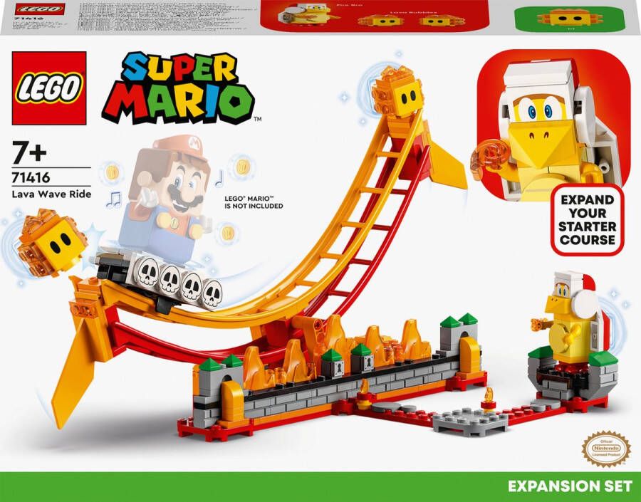 LEGO Super Mario Uitbreidingsset: Rit over lavagolven 71416