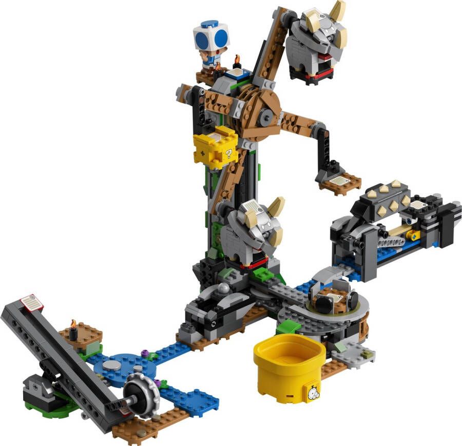 LEGO 71390 super mario destruction of the reznors uitbreidingsset kinderspeelgoed 6 jaar