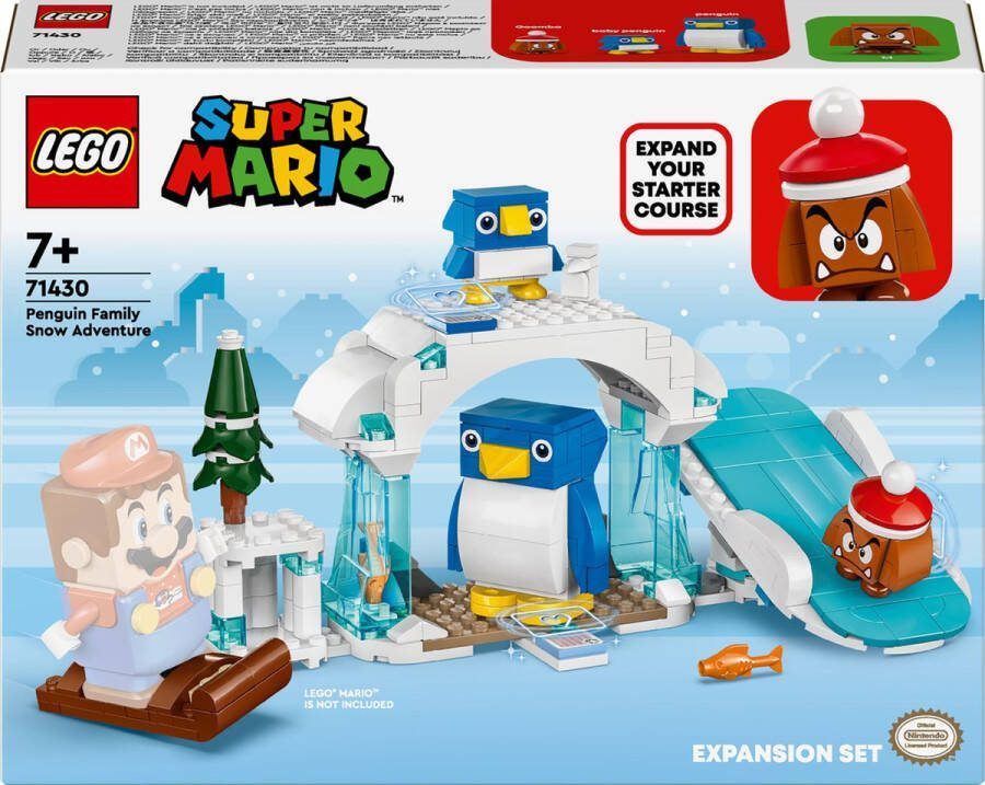LEGO Super Mario Uitbreidingsset: Sneeuwavontuur met pinguïn en familie 71430