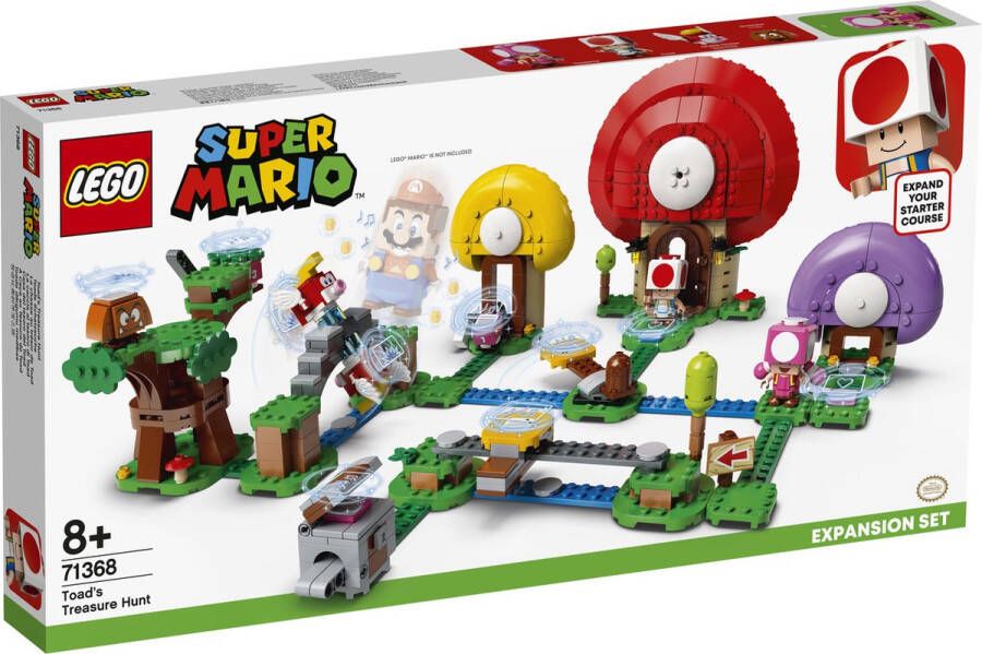 Coppens LEGOÂ Super Mario 71368 uitbreidingsset: Toads schattenjacht