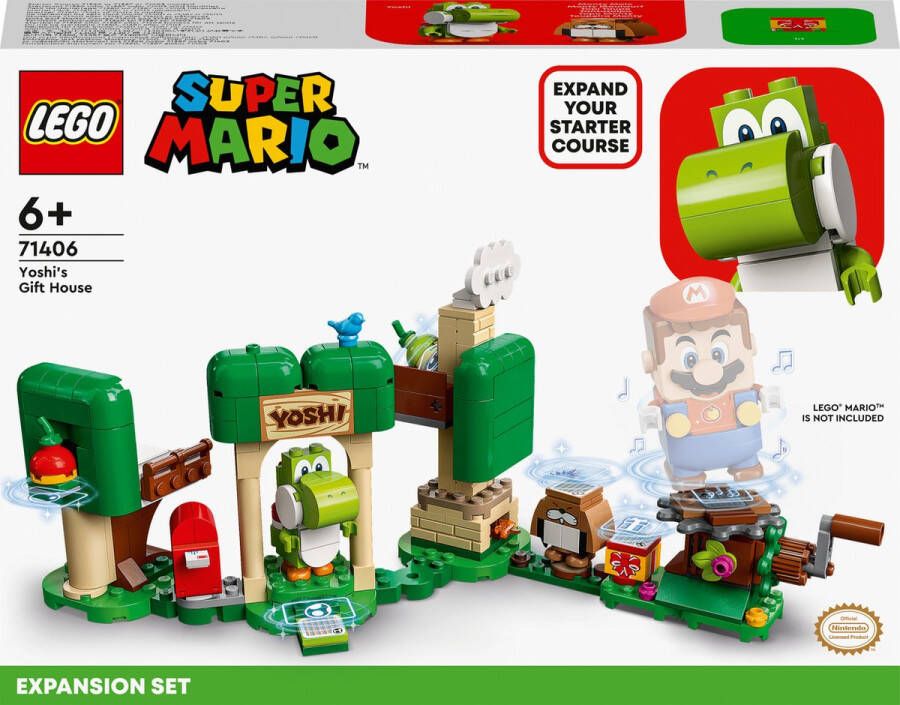 LEGO Super Mario 71406 uitbreidingsset: Yoshiâs cadeauhuisje