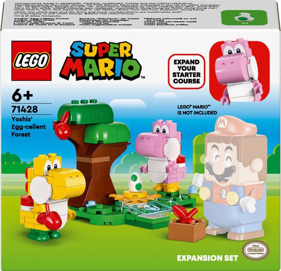 LEGO Super Mario Uitbreidingsset: Yoshi's eigenaardige woud 71428