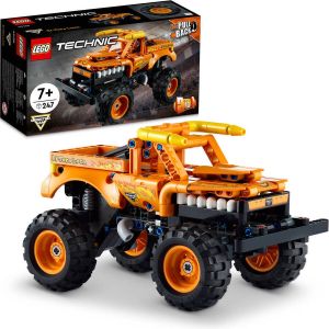 Merkenloos LEGO Technic 2 in1 Pull-Back Monster Jam Truck El Toro Loco