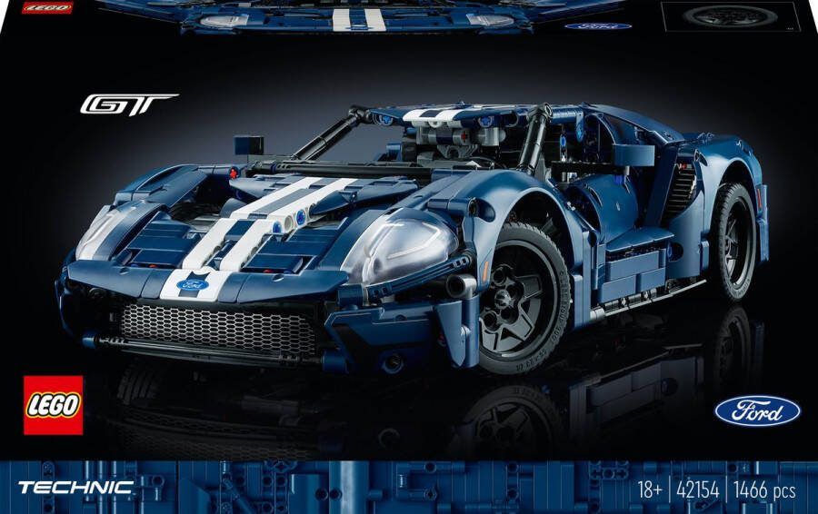 LEGO Technic 2022 Ford GT Auto Supercar Model Bouwpakket voor Volwassenen 42154