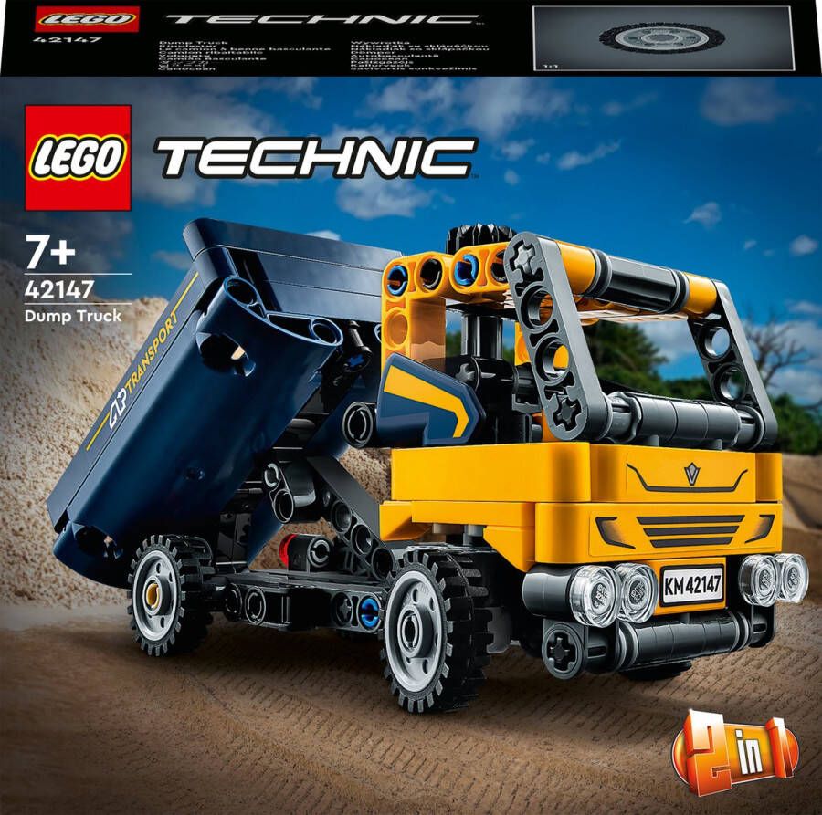 LEGO Technic Kiepwagen 2in1 Bouwvoertuigen Speelgoed 42147