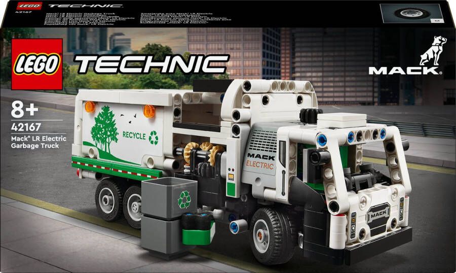 LEGO 42167 Technic Mack LR Electric vuilniswagen Speelgoed