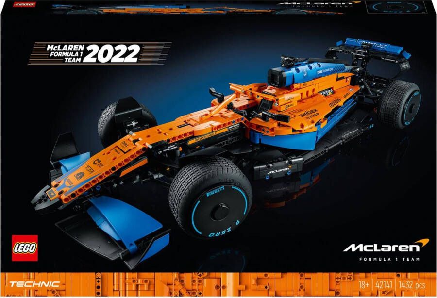 LEGO Technic McLaren Formule 1 2022 Racewagen Set voor Volwassenen 42141