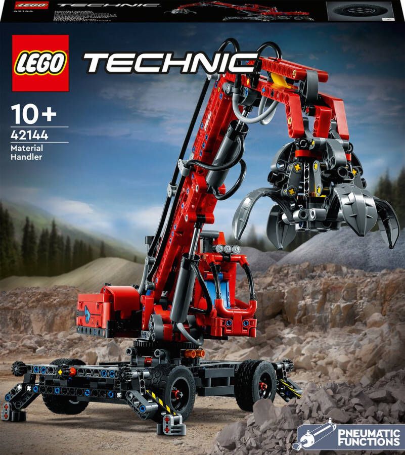 LEGO Technic Overslagkraan Educatief Speelgoed met Pneumatische Functies 42144