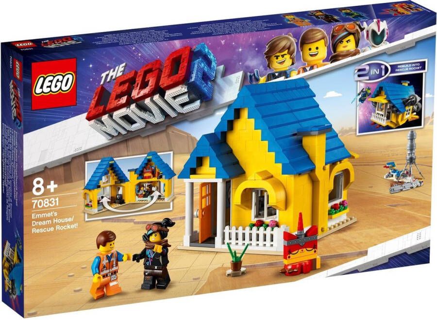 LEGO The Movie 2 Emmets Droomhuis Reddingsraket! 70831