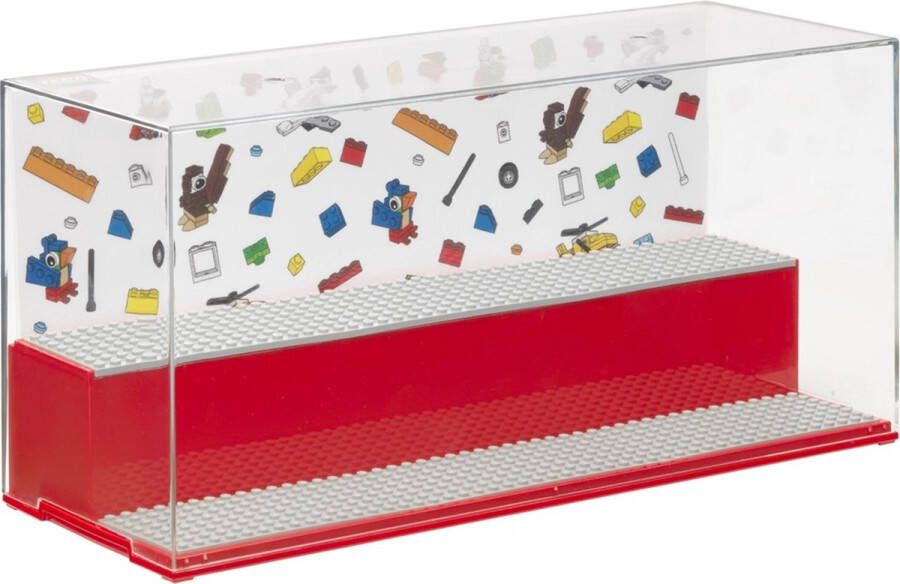 LEGO Vitrine Iconic Polypropyleen Rood