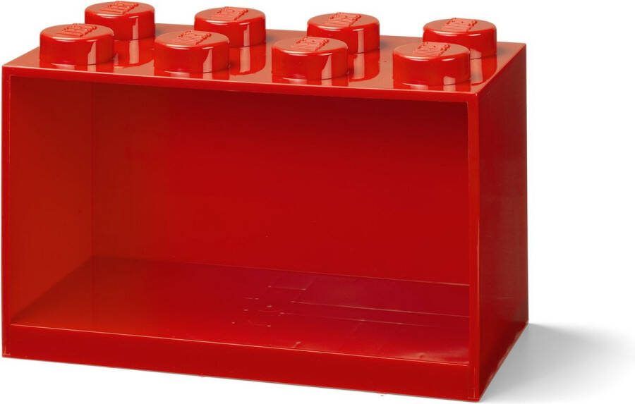 LEGO Wandschap Brick 8 Polypropyleen Rood