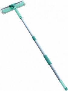 Leifheit Classic raamwisser 3-in-1 met telescoopsteel 135 cm steellengte