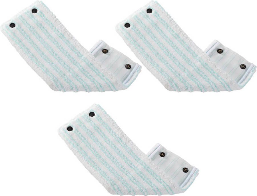 Leifheit Clean Twist XL Combi Clean XL vloerwisser vervangingsdoek met drukknoppen – Micro Duo – 42 cm set van 4