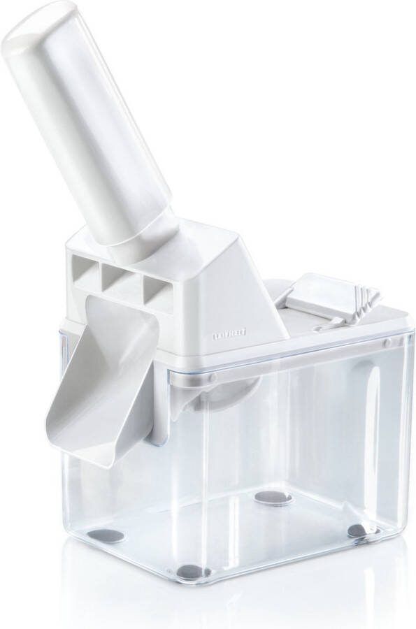 Leifheit Comfortline pruimenontpitter automaat incl. opvangbak rvs messen wit