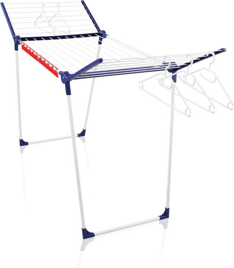 Leifheit Droogrek Pegasus 200 Solid inclusief 2 houders voor kleine spullen (6-delig)