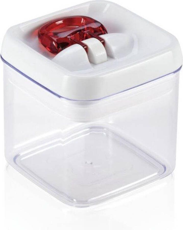 Leifheit fresh & easy voorraaddoos vierkant 400 ml wit