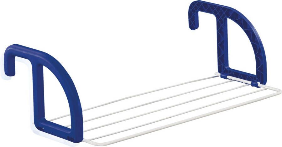 Leifheit hangdroogrek Classic 25 drooglengte 2 5 m drooglengte wit blauw