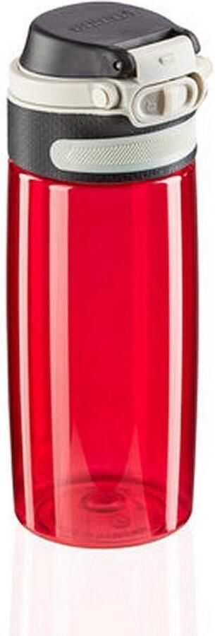 Leifheit 3263 Flip Tritan Drinkfles 550 ml Rood