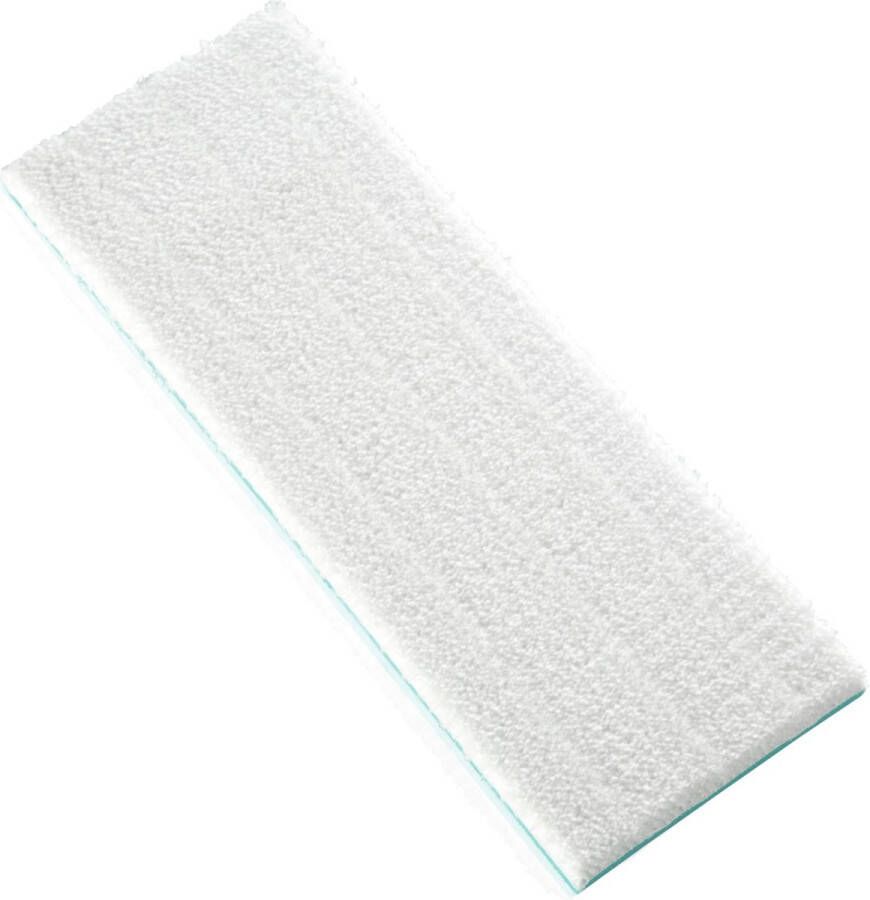 Leifheit Picobello M dweildoek Cotton Plus voor stenen vloeren 33 cm wisbreedte turquoise wit