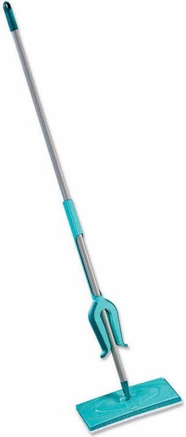 Leifheit Picobello vloerwisser S Micro Duo met steel 27 cm wisbreedte turqouise grijs