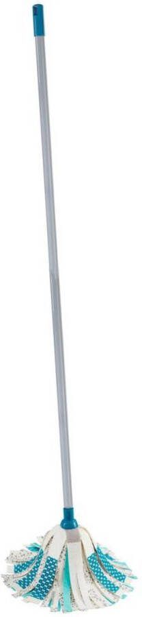 Leifheit Power Mop 3in1 met telescoopsteel turqouise grijs