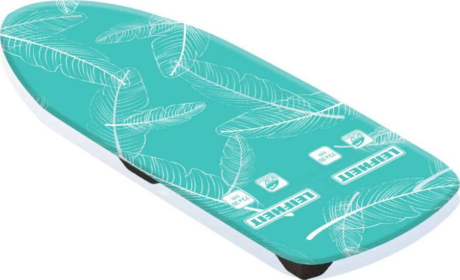 Leifheit tafelstrijkplankhoes Air Board Thermo Reflect 3 mm dikke molton turquoise
