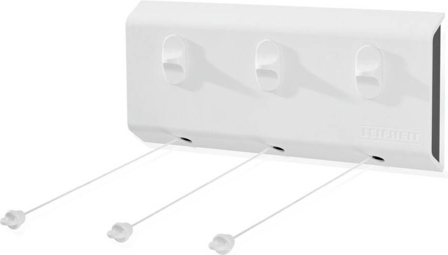 Leifheit wanddroogrek Rollfix triple 150 longline 15 m drooglengte ophangbaar wit