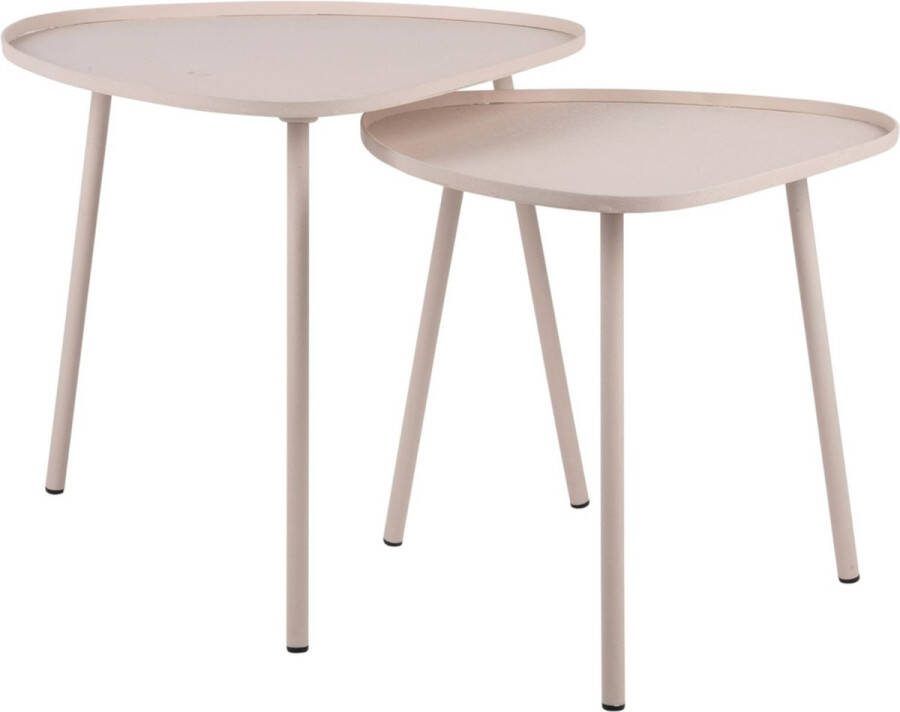 Present time Leitmotiv Boaz Bijzettafel Medium Warm Grey