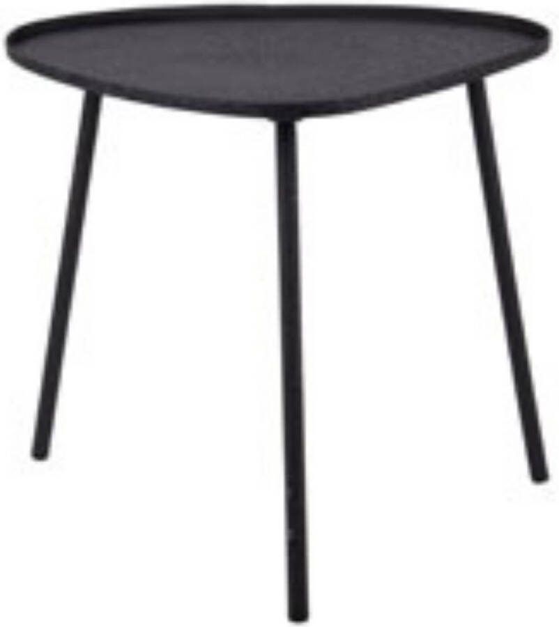 Leitmotiv Bijzettafel Boaz Large Zwart 54x49.5x49cm Modern
