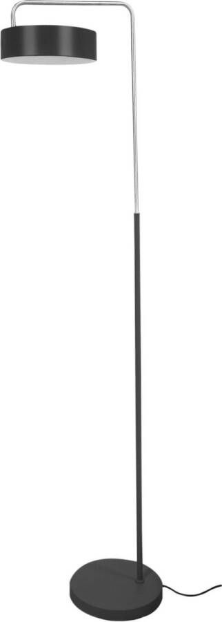 Leitmotiv Curve Lamp Vloerlamp Ijzer Ø25 x 154 cm Zwart